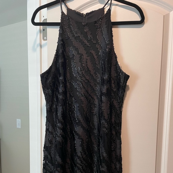 NWT Halston CLIP JACQUARD GOWN - Picture 6 of 13